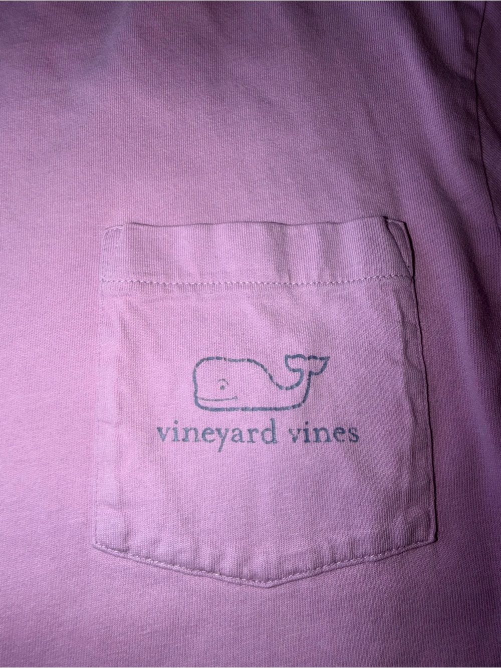 🤎 VINEYARD VINES // Long-Sleeve Pocket Tee // Lilac - Picture 2 of 5